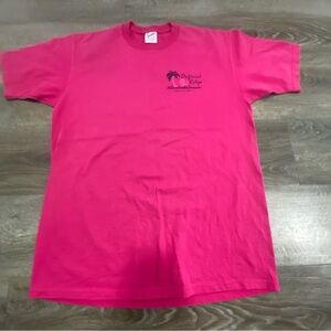 Vintage Jerzees Driftwood Lodge Panama City Beach Florida Pink T-Shirt L USA